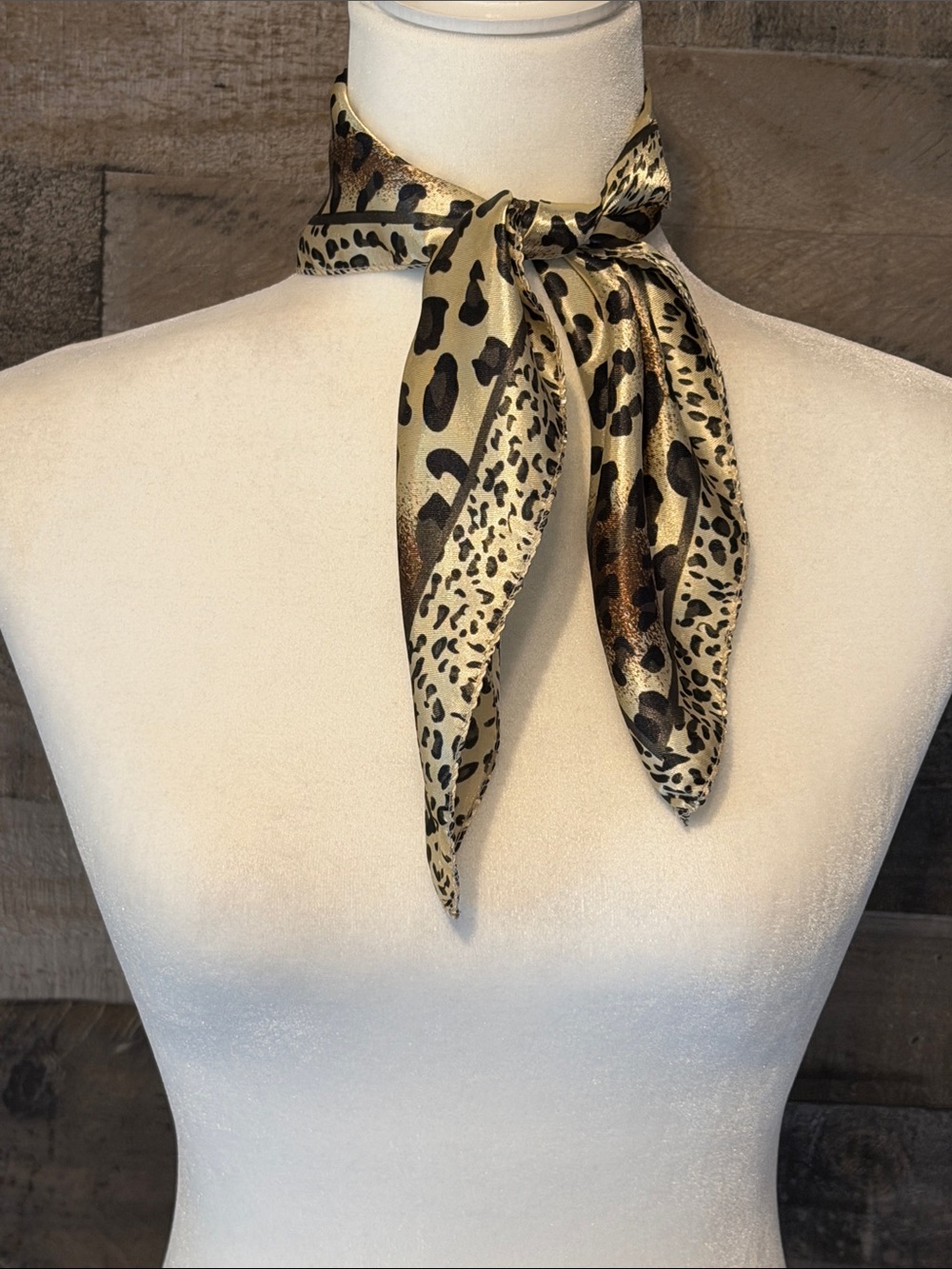 Leopard Print Scarf - Picture 9 of 16